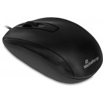 MediaRange Optical Mouse Corded 3-Button (Black, Wired) (MROS211)