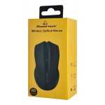 POWERTECH ασύρματο ποντίκι PT-1166, USB δέκτης, 1600DPI, μαύρο POWERTECH ασύρματο ποντίκι PT-1166, USB δέκτης, 1600DPI, μαύρο