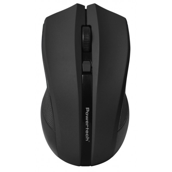 POWERTECH ασύρματο ποντίκι PT-1166, USB δέκτης, 1600DPI, μαύρο POWERTECH ασύρματο ποντίκι PT-1166, USB δέκτης, 1600DPI, μαύρο