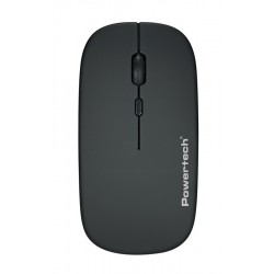 Powertech PT-1381 Ασύρματο Ποντίκι 2.4GHz & Bluetooth έως 1600 DPI – Μαύρο