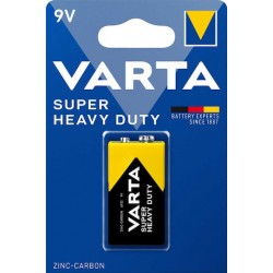 VARTA μπαταρία Zinc Carbon Super Heavy Duty, 9V, 1τμχ