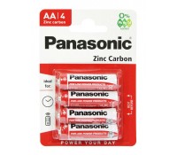 Panasonic Μπαταρίες Zinc Carbon AA R6 1.5V (4 Τεμάχια)
