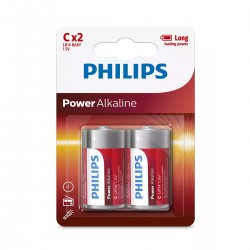 Μπαταρίες Αλκαλικές Philips C 2 Τεμ