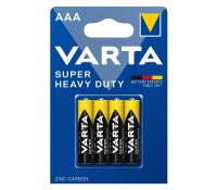 Varta Zinc Carbon Super Heavy Duty AAA R03 Μπαταρίες (4 τεμάχια)