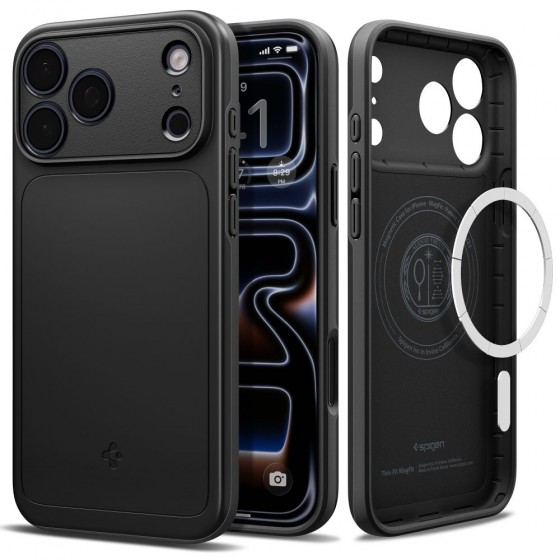 Θήκη Spigen Thin Fit MagSafe για iPhone 17 Pro / 18 Pro – Μαύρη ACS12144