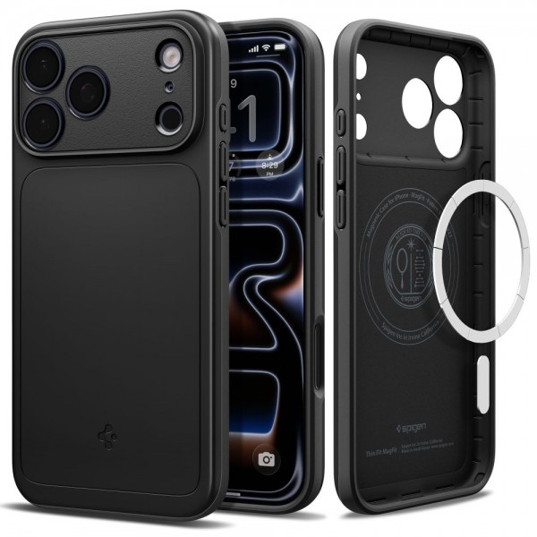 Θήκη Spigen Thin Fit MagSafe για iPhone 17 Pro / 18 Pro – Μαύρη ACS12144 Θήκη Spigen Thin Fit MagSafe για iPhone 17 Pro / 18 Pro – Μαύρη ACS12144