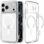 Θήκη Spigen Ultra Hybrid MagSafe για iPhone 17 Pro / 18 Pro Clear White ACS12155 Θήκη Spigen Ultra Hybrid MagSafe για iPhone 17 Pro / 18 Pro Clear White ACS12155