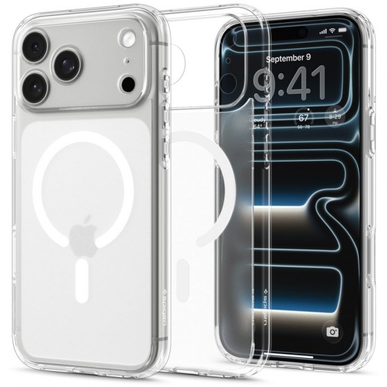 Θήκη Spigen Ultra Hybrid MagFit με MagSafe για iPhone 17 Pro / iPhone 18 Pro – Frost White ACS12161