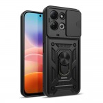 Tech-Protect CamShield Pro Θήκη για Xiaomi Redmi 17 4G / 5G με Κάλυμμα Κάμερας & Ring 360° Μαύρη