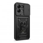 Tech-Protect CamShield Pro Θήκη για Xiaomi Redmi 17 4G / 5G με Κάλυμμα Κάμερας & Ring 360° Μαύρη