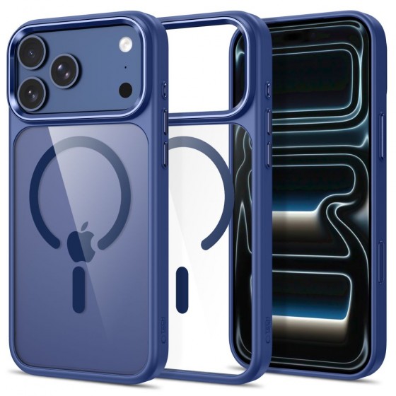 Θήκη Tech-Protect MagMat MagSafe CC iPhone 17 Pro / 18 Pro Deep Blue / Clear