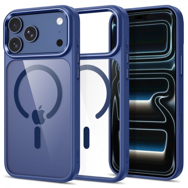 Θήκη Tech-Protect MagMat MagSafe CC iPhone 17 Pro / 18 Pro Deep Blue / Clear Θήκη Tech-Protect MagMat MagSafe CC iPhone 17 Pro / 18 Pro Deep Blue / Clear