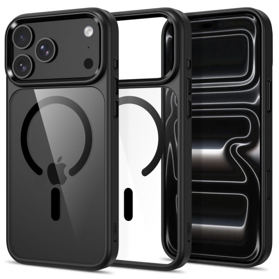 Θήκη Tech-Protect MagMat MagSafe CC για iPhone 17 Pro Max / 18 Pro Max – Μαύρη / Διάφανη