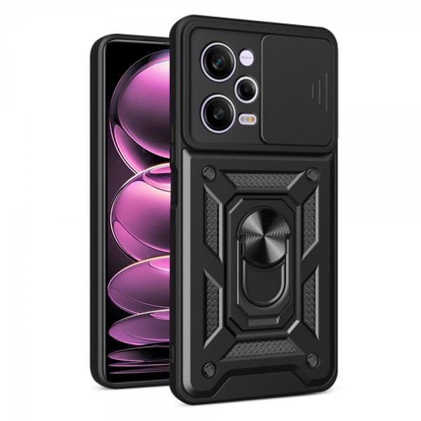 Techsuit Camshield Back Cover Πλαστικό / Σιλικόνης Μαύρο για Redmi Note 12 Pro / Poco X5 Pro Techsuit Camshield Back Cover Πλαστικό / Σιλικόνης Μαύρο για Redmi Note 12 Pro / Poco X5 Pro