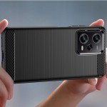 Techsuit Carbon Back Cover Σιλικόνης Μαύρο για Redmi Note 12 Pro / Poco X5 Pro Techsuit Carbon Back Cover Σιλικόνης Μαύρο για Redmi Note 12 Pro / Poco X5 Pro