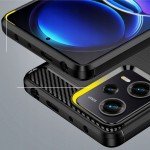 Techsuit Carbon Back Cover Σιλικόνης Μαύρο για Redmi Note 12 Pro / Poco X5 Pro Techsuit Carbon Back Cover Σιλικόνης Μαύρο για Redmi Note 12 Pro / Poco X5 Pro