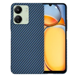 Techsuit Carbonite FiberShell Θήκη για Xiaomi Redmi 13C 4G / Redmi 13C 5G / POCO C65 – Cyan