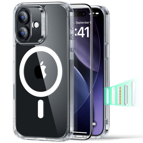 ESR MagSafe Classic Hybrid Θήκη & Tempered Glass για iPhone 17 - Διάφανη