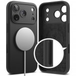 Ringke Magnetic Back Cover Σιλικόνης Μαύρο για iPhone 17 Pro