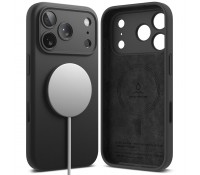 Ringke Magnetic Back Cover Σιλικόνης Μαύρο για iPhone 17 Pro