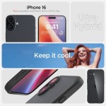 Spigen Ultra Hybrid για iPhone 16 – Frost Black ACS08200 Spigen Ultra Hybrid για iPhone 16 – Frost Black ACS08200
