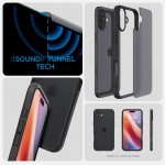 Spigen Ultra Hybrid για iPhone 16 – Frost Black ACS08200 Spigen Ultra Hybrid για iPhone 16 – Frost Black ACS08200