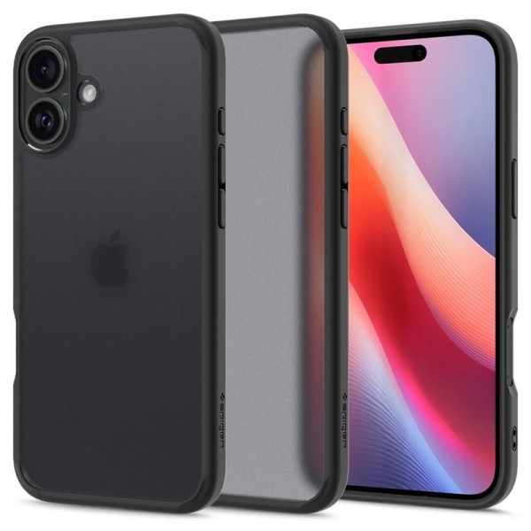 Spigen Ultra Hybrid για iPhone 16 – Frost Black ACS08200 Spigen Ultra Hybrid για iPhone 16 – Frost Black ACS08200