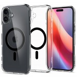 Spigen Ultra Hybrid Mag Magsafe Θήκη για iPhone 16 Διάφανη Μαύρη ACS08206 Spigen Ultra Hybrid Mag Magsafe Θήκη για iPhone 16 Διάφανη Μαύρη ACS08206