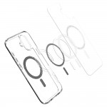 Spigen Ultra Hybrid Mag Magsafe Θήκη για iPhone 16 Διάφανη Μαύρη ACS08206 Spigen Ultra Hybrid Mag Magsafe Θήκη για iPhone 16 Διάφανη Μαύρη ACS08206