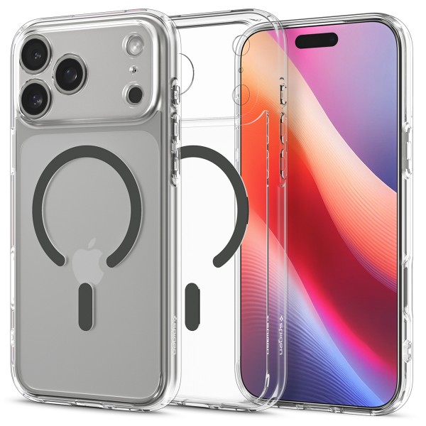 Spigen Ultra Hybrid MagSafe Θήκη για iPhone 17 Pro, Διάφανη Γραφίτη ACS10347 Spigen Ultra Hybrid MagSafe Θήκη για iPhone 17 Pro, Διάφανη Γραφίτη ACS10347