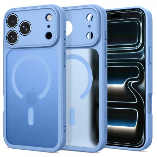 TECH-PROTECT BASICMAG Θήκη MagSafe για iPhone 17 Pro / 18 Pro – Ματ Ανοιχτό Μπλε