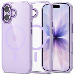 Tech-Protect Magmat Back Cover Σιλικόνης / Πλαστικό Διάφανο για iPhone 17 μωβ λεβάντα