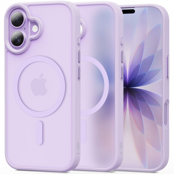 Tech-Protect Magmat Back Cover Σιλικόνης / Πλαστικό ματ για iPhone 17 μωβ λεβάντα