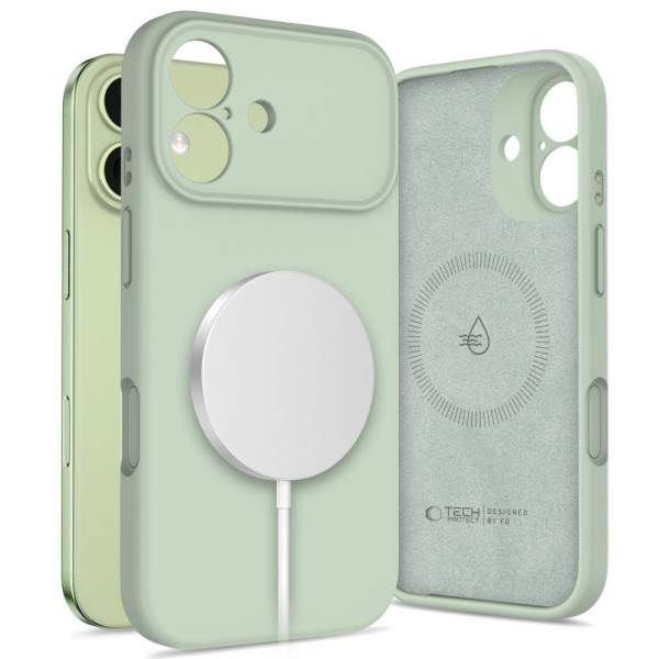 Tech-Protect Silicone MagSafe iPhone 17 (χρώμα Sage / Green)