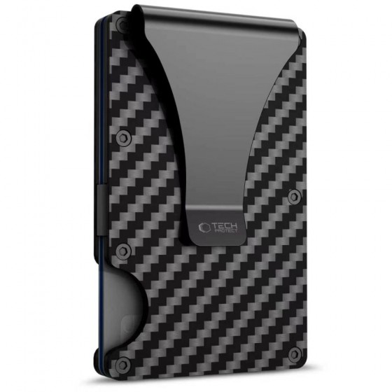 Tech-Protect Thorn RFID Card Wallet – Πορτοφόλι Καρτών με Προστασία RFID, Carbon Black