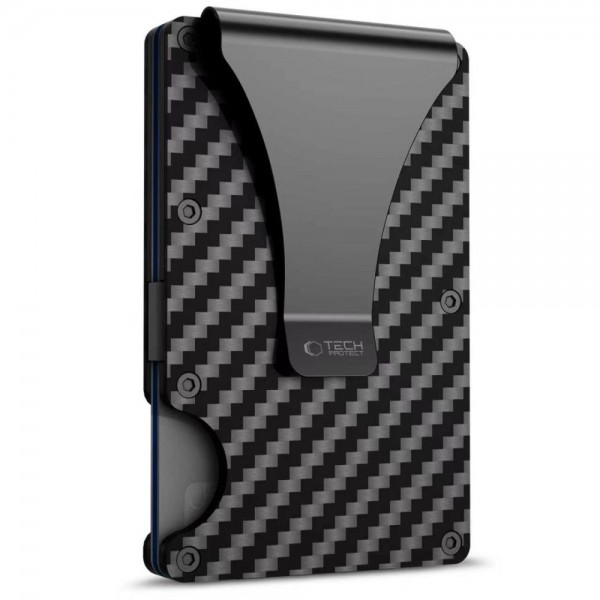 Tech-Protect Thorn RFID Card Wallet – Πορτοφόλι Καρτών με Προστασία RFID, Carbon Black Tech-Protect Thorn RFID Card Wallet – Πορτοφόλι Καρτών με Προστασία RFID, Carbon Black
