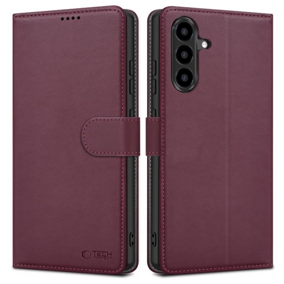 Tech-Protect Θήκη Πορτοφόλι για Samsung Galaxy A26 5G / A17 4G / 5G - Μπορντό