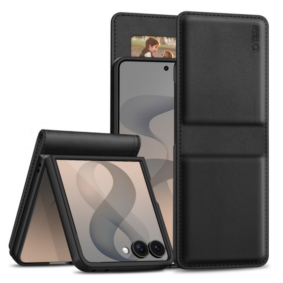 TECH-PROTECT Wallet Θήκη για Samsung Galaxy Z Flip 8 – Μαύρη