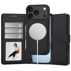 TECH-PROTECT WALLET MagSafe Θήκη-Πορτοφόλι για iPhone 17 Pro / 18 Pro – Μαύρο Ματ