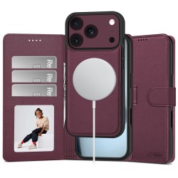 TECH-PROTECT WALLET MagSafe Θήκη-Πορτοφόλι για iPhone 17 Pro Max / 18 Pro Max – Mulberry