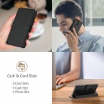 ech-Protect Matte Wallet Δερματίνης - Σιλικόνης Μαύρο για Redmi Note 15 Pro 5G