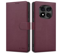 Tech-Protect Wallet Δερματίνης - Σιλικόνης Μπορντό για Redmi Note 15 Pro 5G