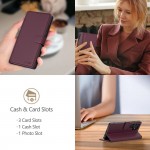 Tech-Protect Wallet Δερματίνης - Σιλικόνης Μπορντό για Redmi Note 15 Pro 5G