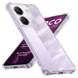 Techsuit Back Cover Σιλικόνης Διάφανο για Poco M7 Pro