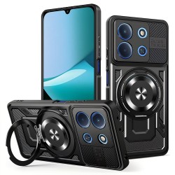 Techsuit Ruggedcam Back Cover Σιλικόνης Μαύρο για Redmi 15C