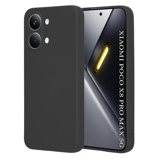 Techsuit SoftFlex Θήκη Σιλικόνης για Xiaomi Poco X8 Pro Max - Μαύρο