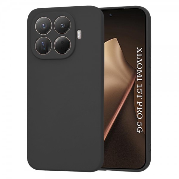 Techsuit Softflex Back Cover Σιλικόνης Μαύρο για Xiaomi 15T Pro Techsuit Softflex Back Cover Σιλικόνης Μαύρο για Xiaomi 15T Pro