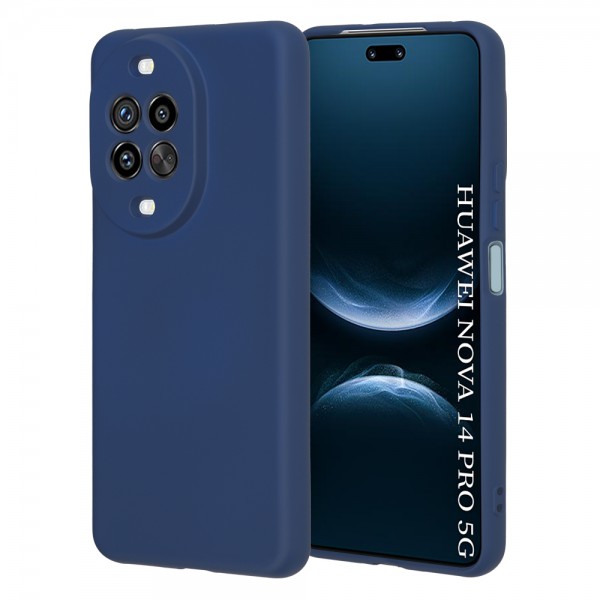 Techsuit SoftFlex Back Cover Navy Blue Θήκη σιλικόνης για Huawei nova 14 Pro