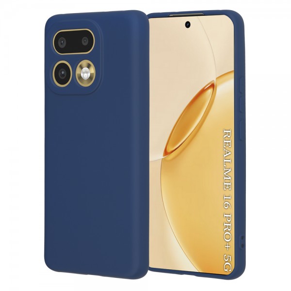 Techsuit Softflex Back Cover Σιλικόνης navy μπλε για Realme 16 Pro+ plus Techsuit Softflex Back Cover Σιλικόνης navy μπλε για Realme 16 Pro+ plus