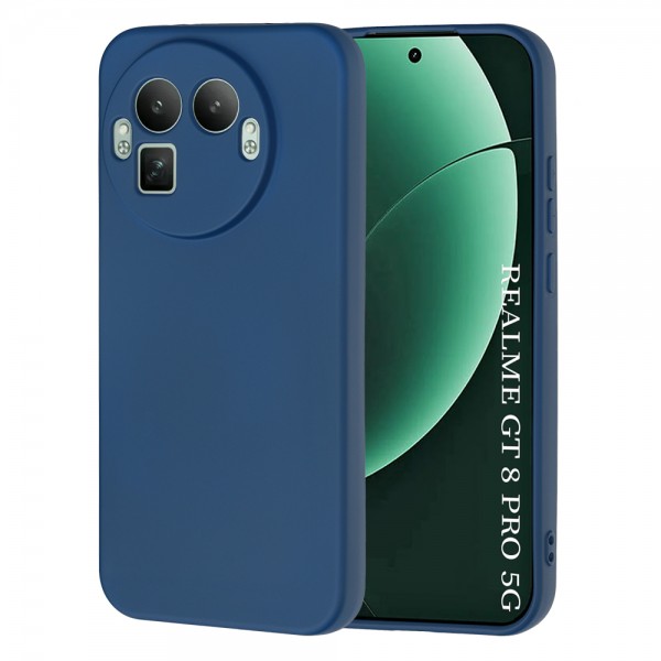 Techsuit Softflex Back Cover Σιλικόνης Navy Μπλε για Realme GT 8 Pro